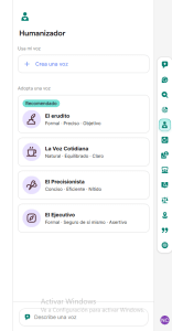 Imagen funcionalidad Grammarly Sherpa Campus 